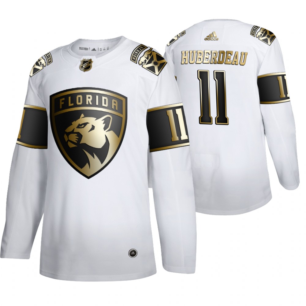 Panthers Jonathan Huberdeau Men's Authentic NHL Golden Edition Jersey