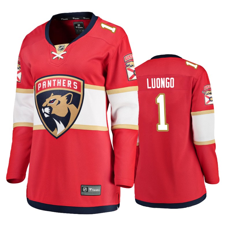 Panthers Roberto Luongo Red Breakaway Player Home Jersey