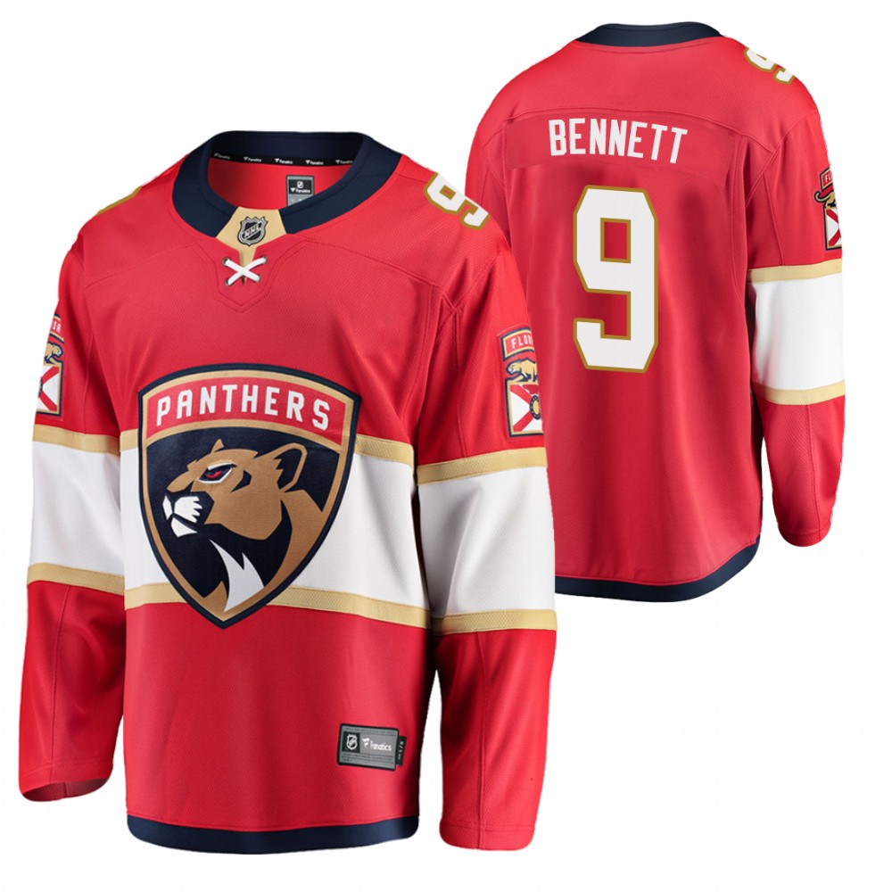 Panthers Sam Bennett Jersey Home Red Player Men