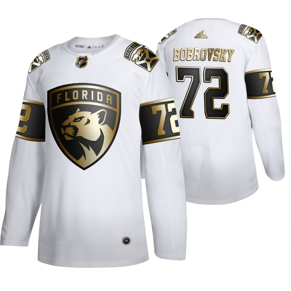 Panthers Sergei Bobrovsky Men's Authentic NHL Golden Edition Jersey