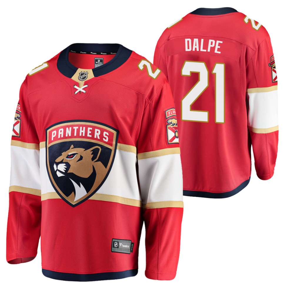 Panthers Zac Dalpe Jersey Home Red Player Men