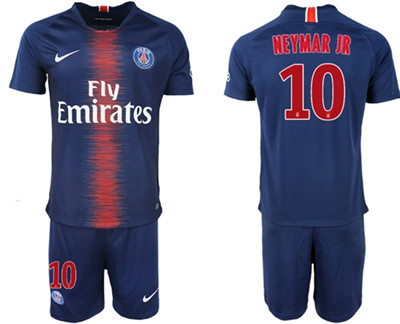 Paris Saint-Germain #10 Neymar Jr Home Soccer Club Jersey