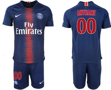 Paris Saint-Germain Personalized Home Soccer Club Jersey