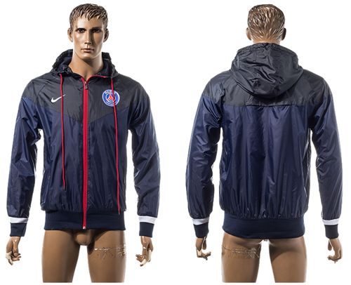 Paris Saint Germain Soccer Jackets Dark Blue