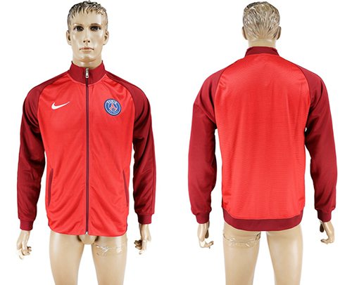 Paris Saint Germain Soccer Jackets Red