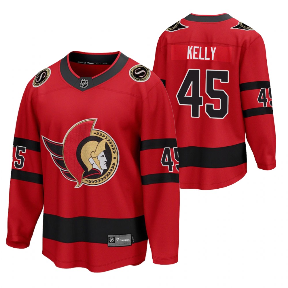 Parker Kelly Ottawa Senators Reverse Retro Red Men's Jersey