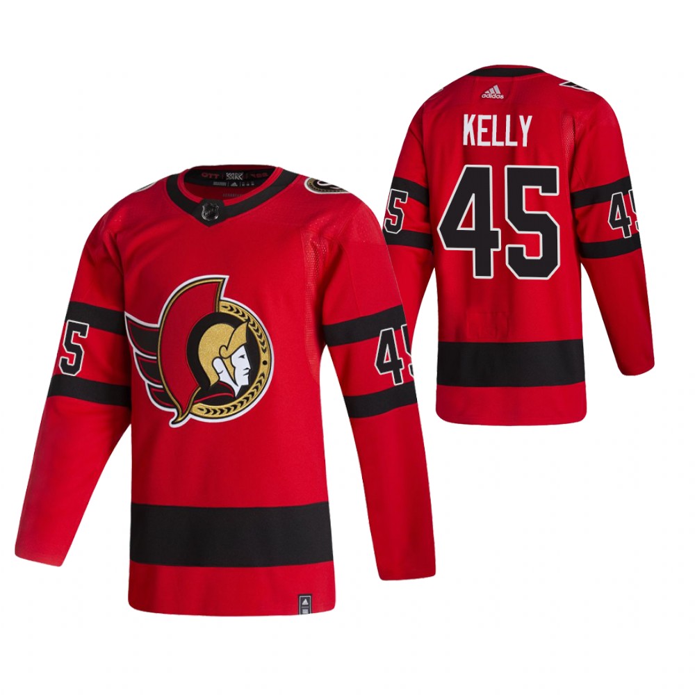 Parker Kelly Ottawa Senators Reverse Retro Red Men's Jersey Authentic