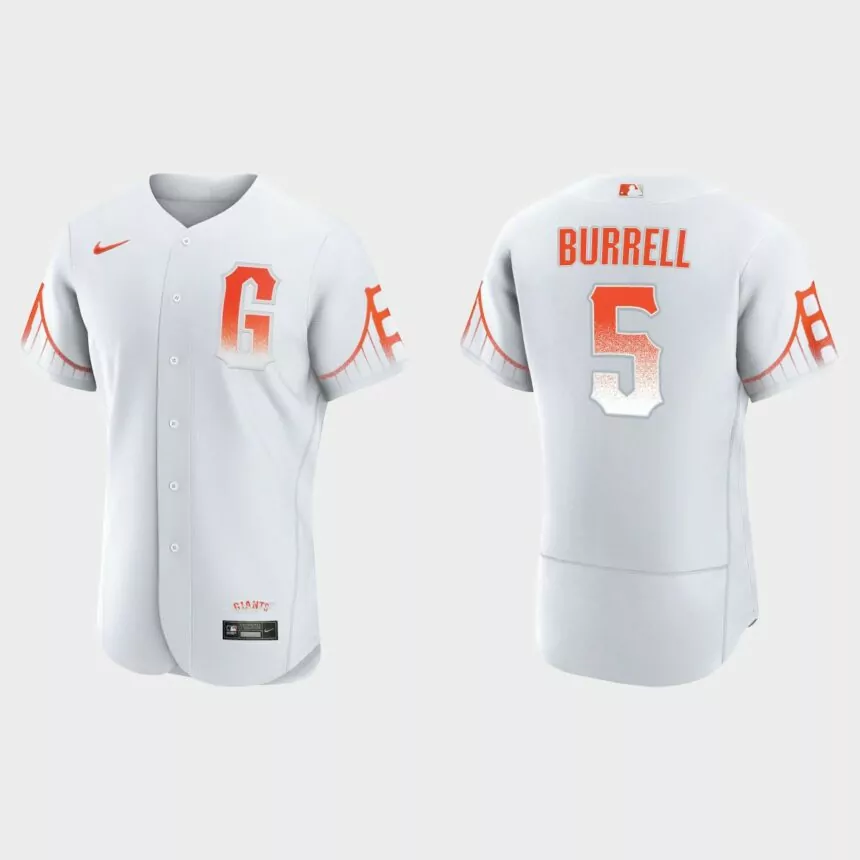 Pat Burrell San Francisco Giants 2021 City Connect Authentic Jersey – White