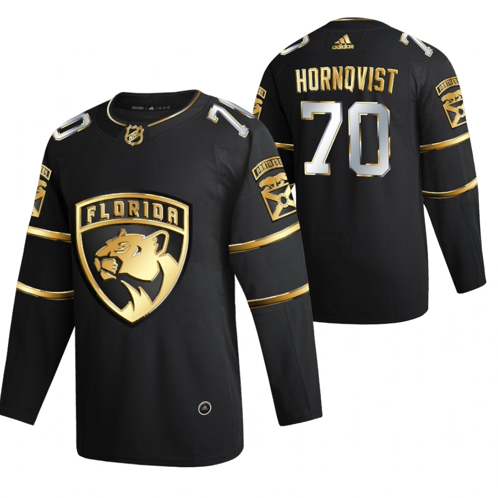 Patric Hornqvist Florida Panthers Black 2021 Golden Edition Jersey Limited Authentic