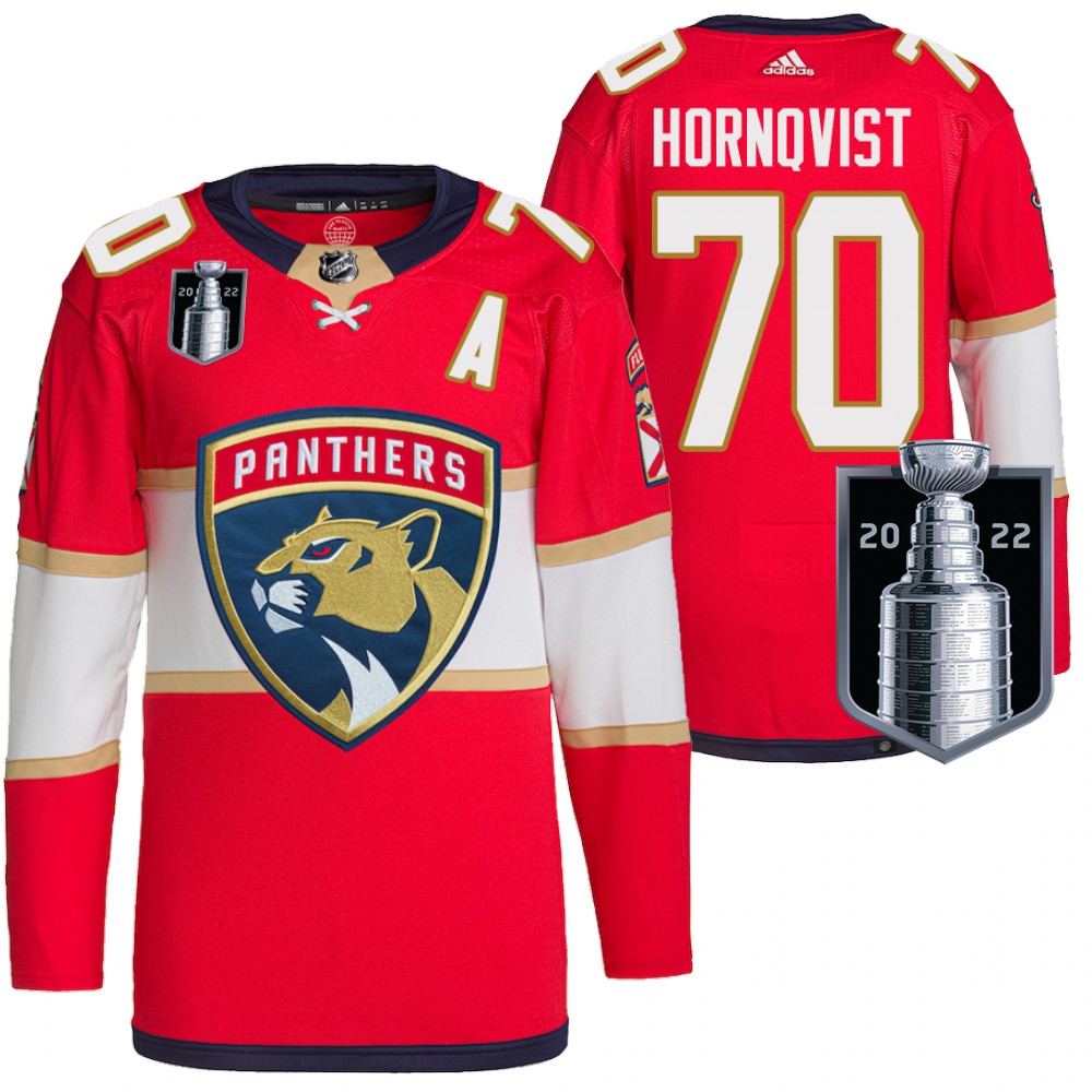 Patric Hornqvist Florida Panthers Red 2022 Stanley Cup Playoffs Authentic Pro Jersey