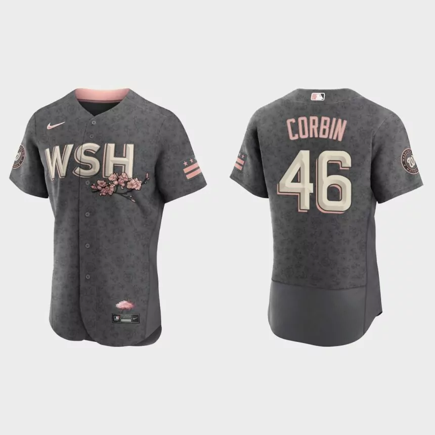 Patrick Corbin Washington Nationals 2022 City Connect Authentic Jersey – Gray