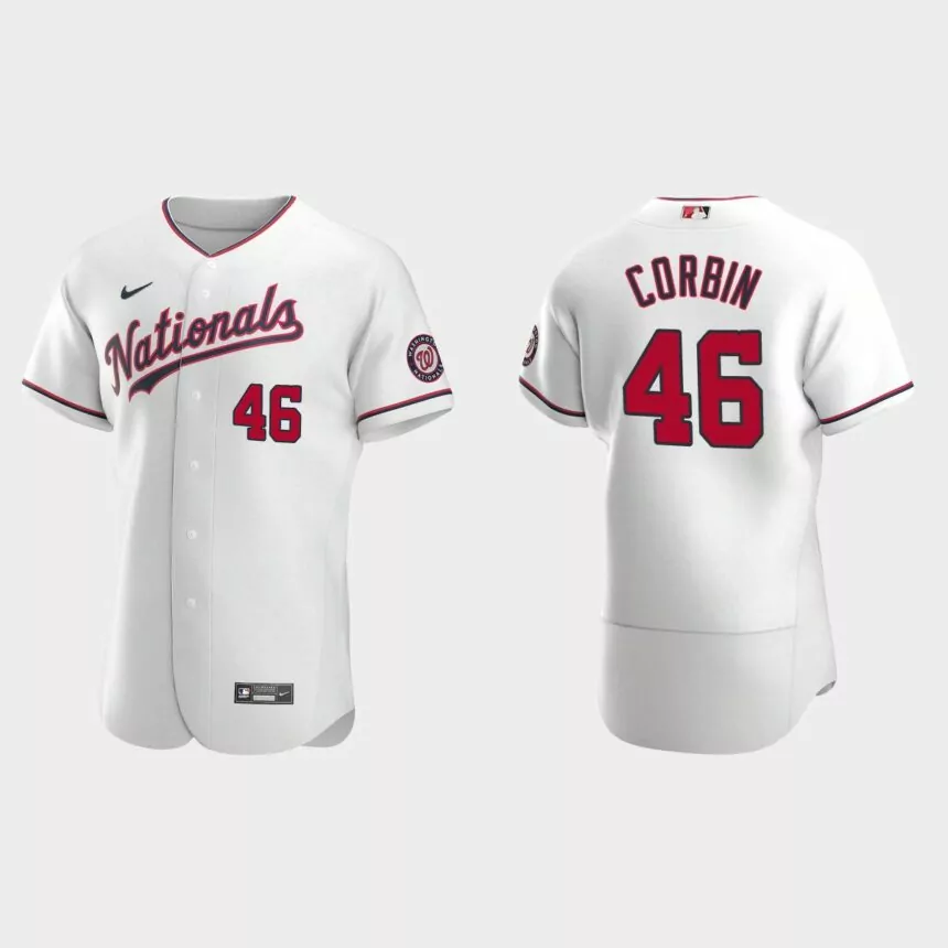 Patrick Corbin Washington Nationals Authentic Alternate Jersey – White