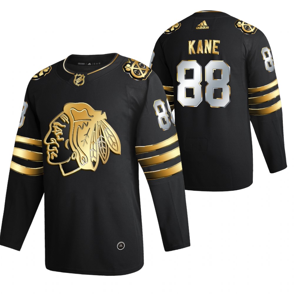 Patrick Kane Chicago Blackhawks Black 2021 Golden Edition Jersey Limited Authentic