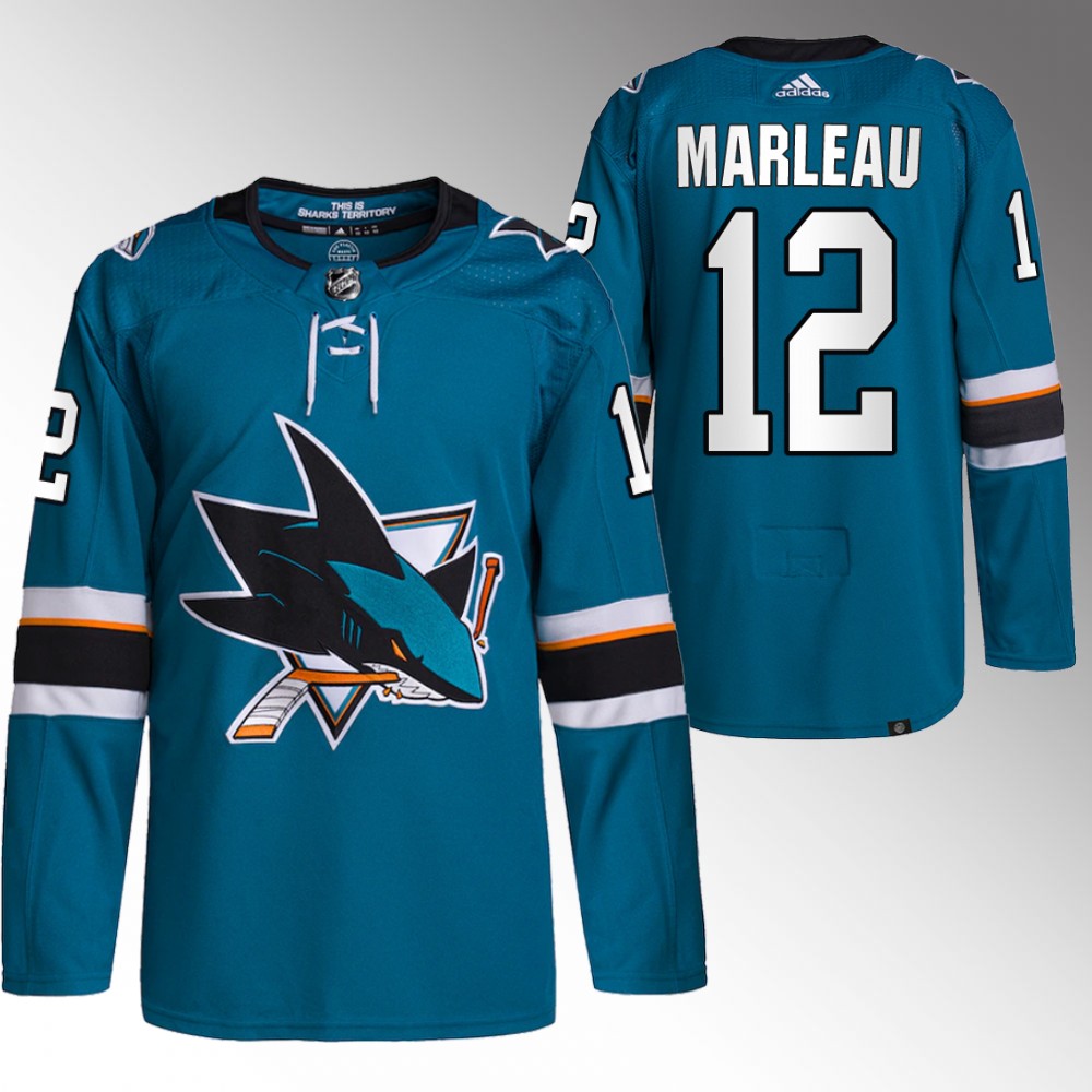 Patrick Marleau San Jose Sharks Teal Retired Number Authentic Home Jersey