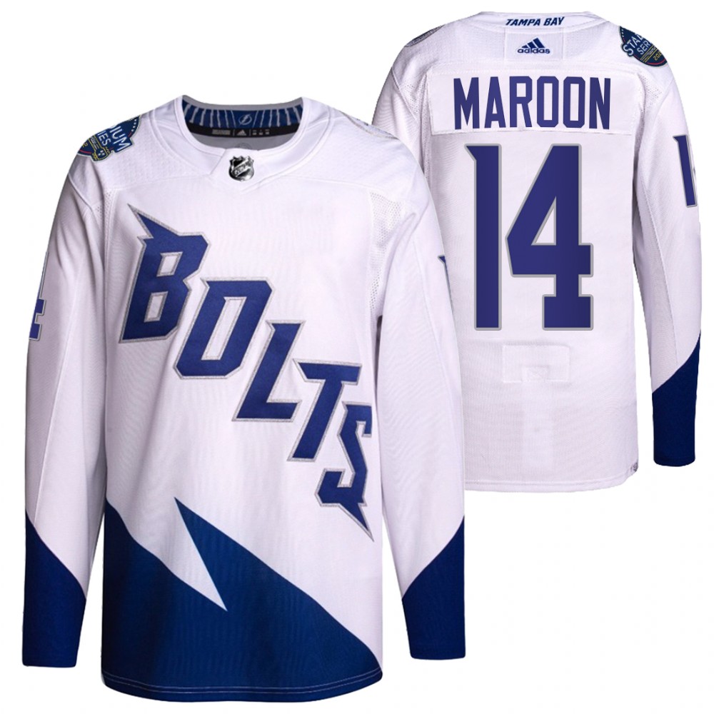 Patrick Maroon Tampa Bay Lightning White 2022 Stadium Series Primegreen Authentic Jersey
