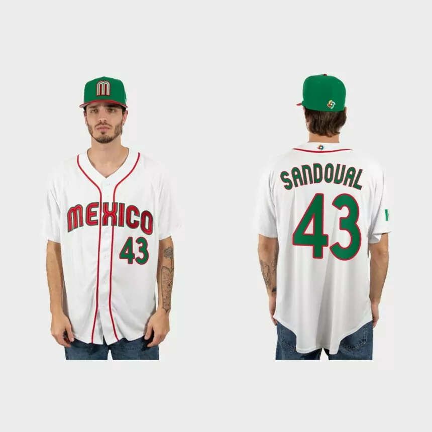Patrick Sandoval Mexico Baseball 2023 World Baseball Classic Jersey – White