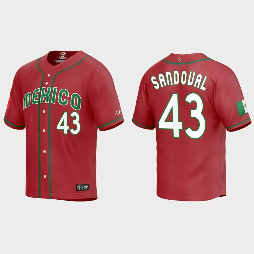 Patrick Sandoval Mexico Baseball 2023 World Baseball Classic Replica Jersey – Red