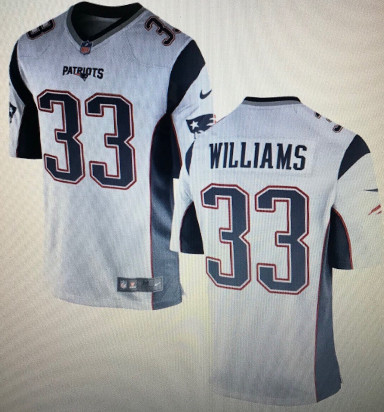 Patriots #33 Joejuan Williams White Vapor Limited Jersey