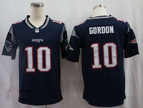 Patriots 10 Josh Gordon Navy Vapor Untouchable Limited Jersey