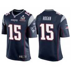 Patriots Chris Hogan Navy Super Bowl LI Champions Patch 2017 Season Opener Jersey