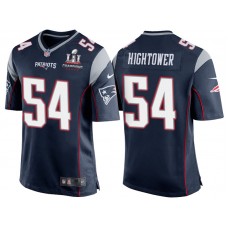 Patriots Dont'a Hightower Navy Super Bowl LI Champions Patch 2017 Season Opener Jersey