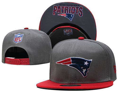 Patriots Gray Snapback Hat --TX