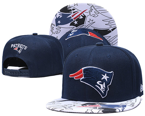 Patriots Logo Navy Adjustable Hat GS