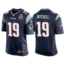 Patriots Malcolm Mitchell Navy Super Bowl LI Champions Patch 2017 Season Opener Jersey
