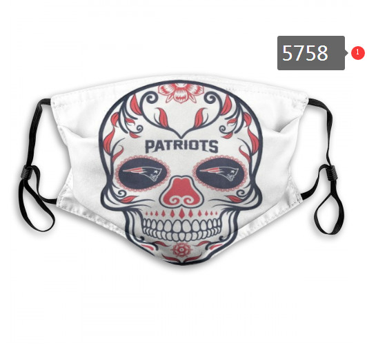 Patriots Skull Mask with PM2.5 Filter Double Protection  (12)