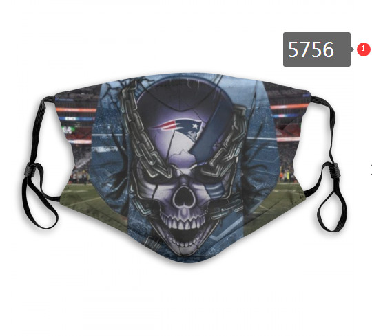 Patriots Skull Mask with PM2.5 Filter Double Protection  (4)