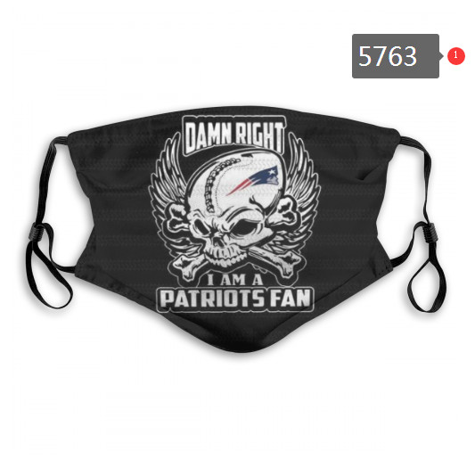 Patriots Skull Mask with PM2.5 Filter Double Protection  (9)