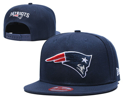 Patriots Team Logo Navy Adjustable Hat LT