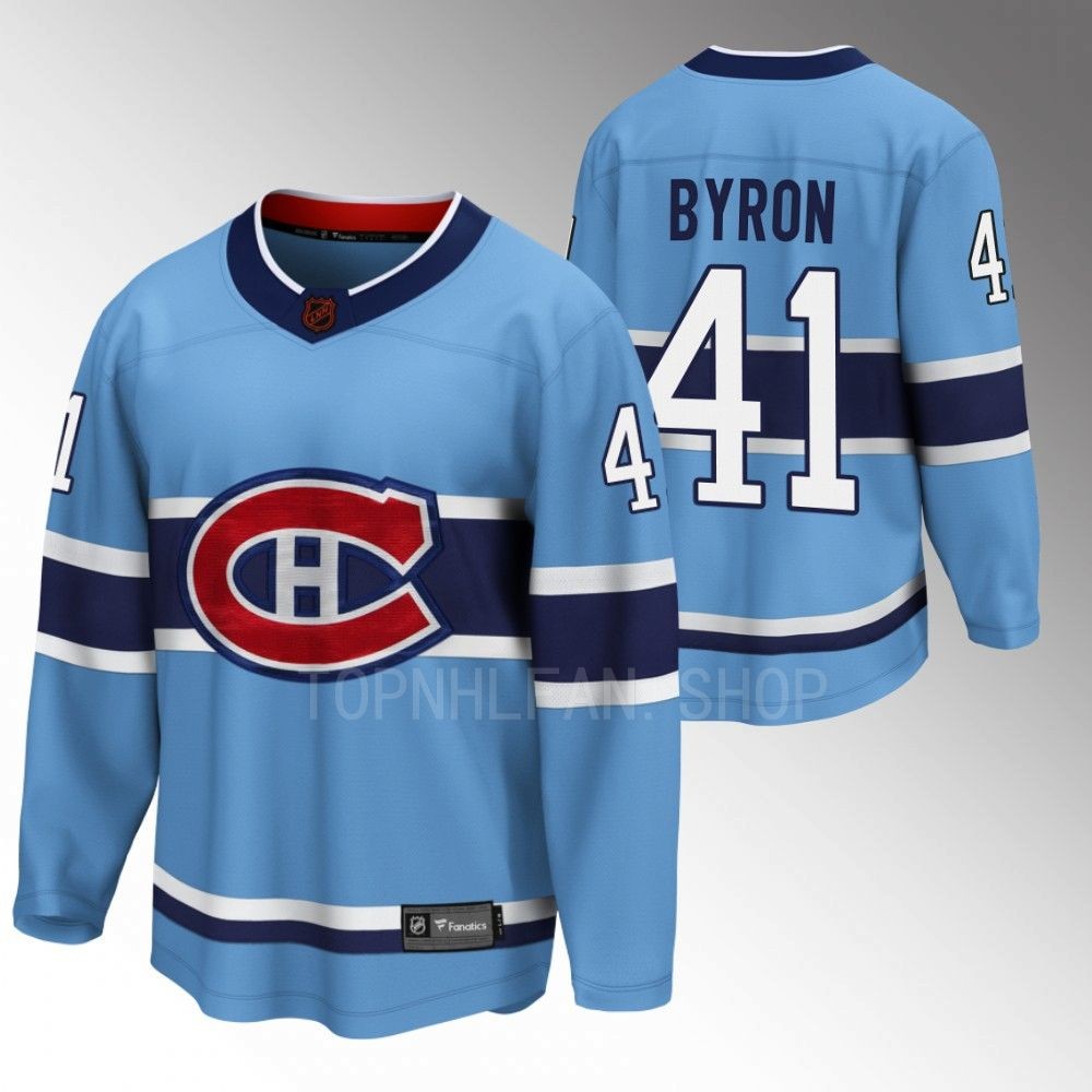 Paul Byron Montreal Canadiens Jersey Special Edition 2.0 Blue 2022 Breakaway Player