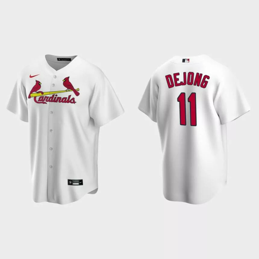Paul DeJong #11 St. Louis Cardinals Home Replica Jersey – White