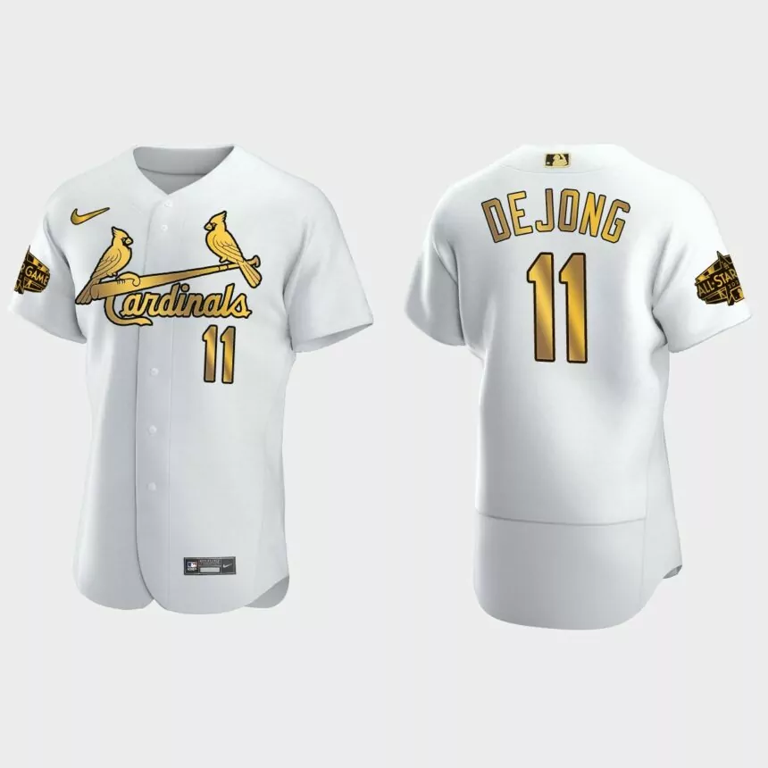 Paul DeJong St. Louis Cardinals 2022 MLB All-Star Game Jersey – White Gold