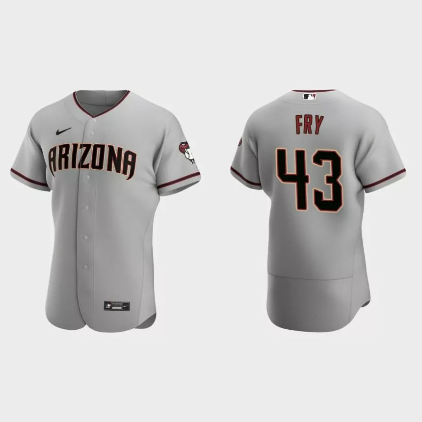 Paul Fry Arizona Diamondbacks Authentic Road Jersey – Gray.jpg