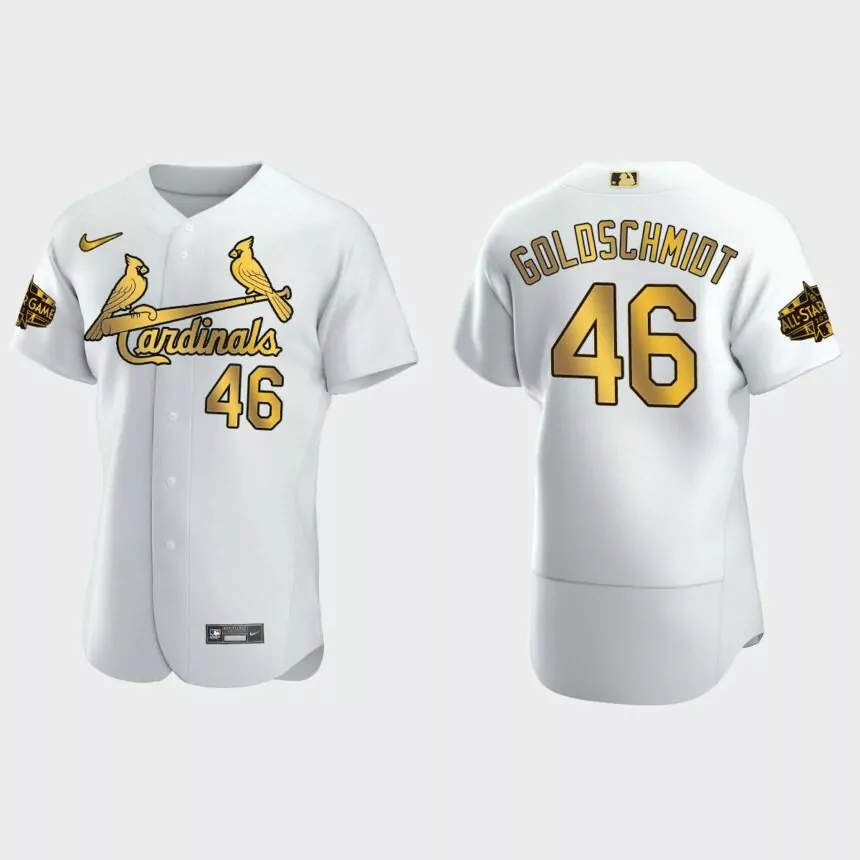 Paul Goldschmidt St. Louis Cardinals 2022 MLB All-Star Game Jersey – White Gold