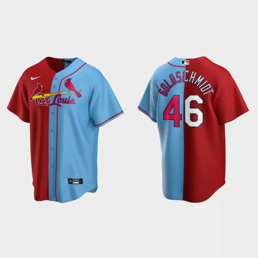 Paul Goldschmidt St. Louis Cardinals Split Replica Jersey – Red Royal
