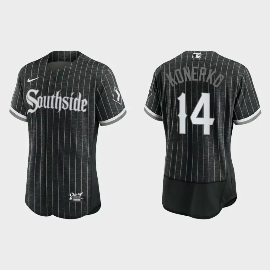 Paul Konerko Chicago White Sox 2021 City Connect Authentic Jersey – Black