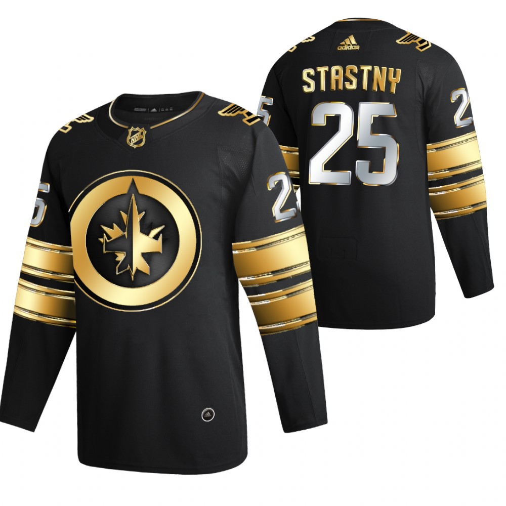 Paul Stastny Winnipeg Jets Black 2021 Golden Edition Jersey Limited Authentic