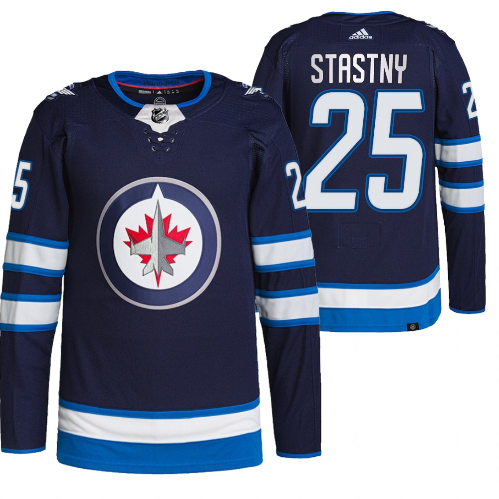Paul Stastny Winnipeg Jets Navy Authentic Pro Home Jersey