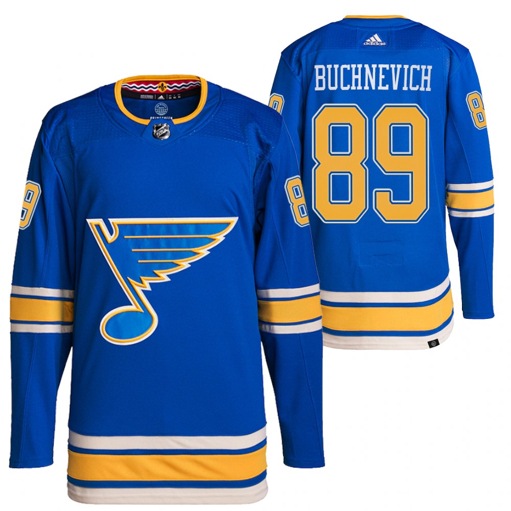 Pavel Buchnevich St. Louis Blues Blue Authentic Pro Alternate Jersey