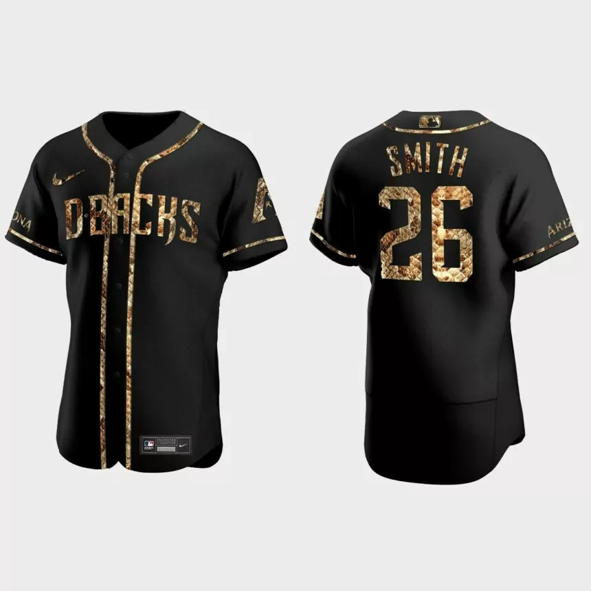 Pavin Smith Arizona Diamondbacks Python Skin Authentic Jersey – Black.jpg