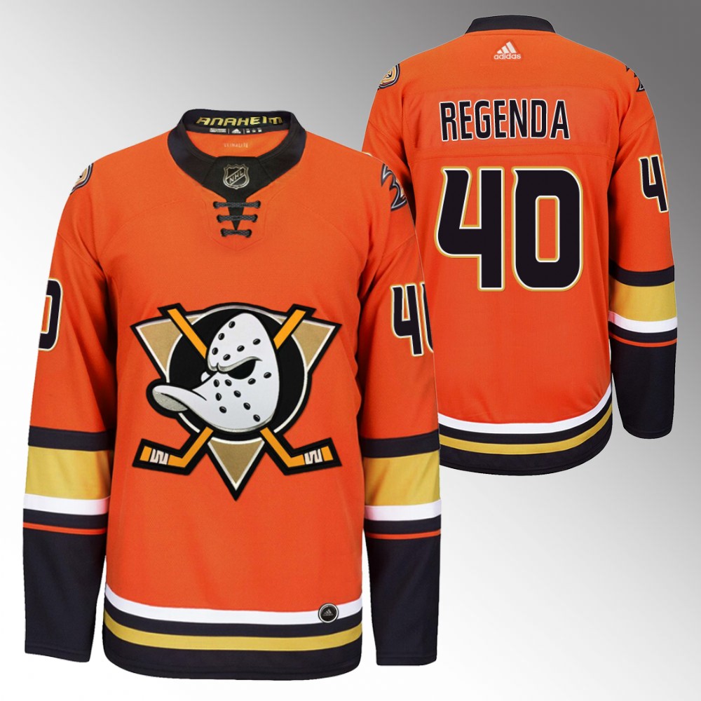 Pavol Regenda Anaheim Ducks Alternate Orange Authentic Jersey