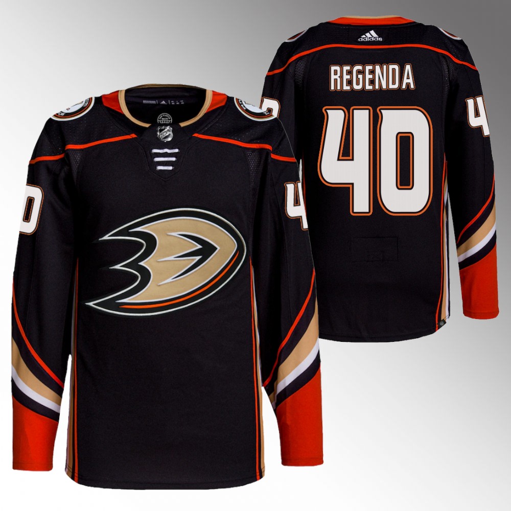 Pavol Regenda Anaheim Ducks Black Primegreen Home Jersey