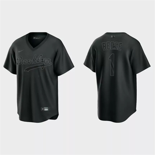 Pee Wee Reese Brooklyn Dodgers Pitch Black Fashion Replica Jersey – Black.jpg