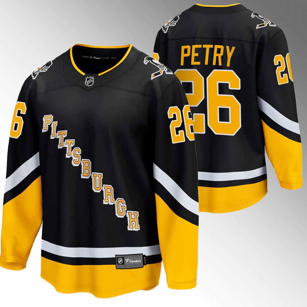 Penguins #26 Jeff Petry Black 2022 Alternate Jersey