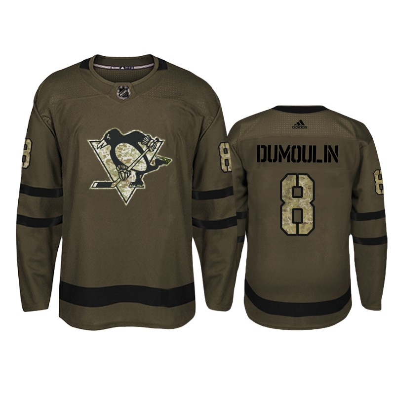 Penguins Brian Dumoulin Camo Military Jersey
