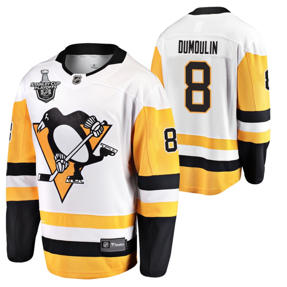 Penguins Brian Dumoulin Jersey 2021 Stanley Cup Playoffs White Men
