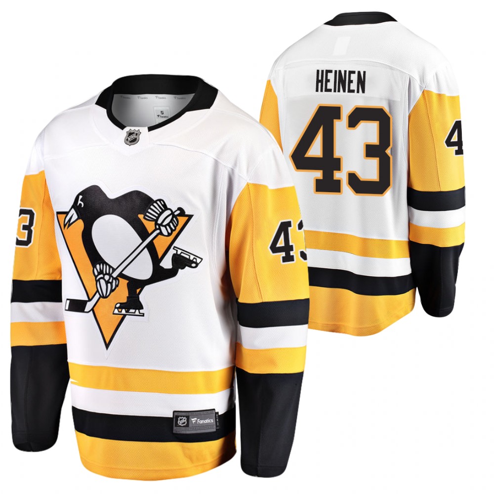 Penguins Brock McGinn Jersey Away White Player Men